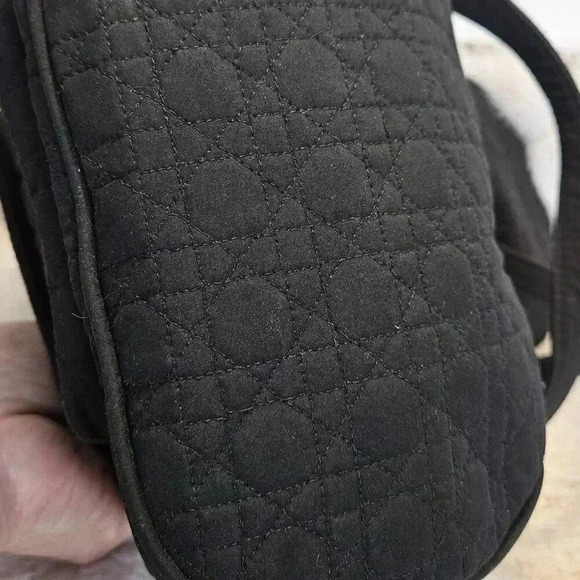 Dior Black Cannage Nylon Mini Drawstring Backpack - Picture 14 of 16